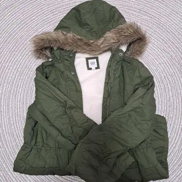 GAP 올리브 그린 모즈 코트 S 사이즈