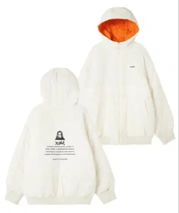 REVERSIBLE QUILTED JACKET X-girl - WHITE