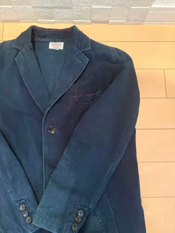 가이진 메이드 인디고 염색 코트