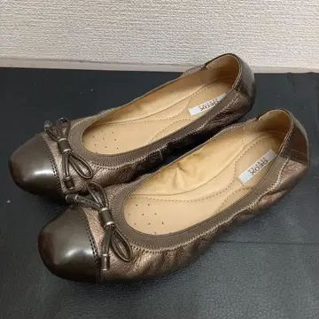 GEOX 지오엑스 22.5 가죽 플랫슈즈 발레 슈즈 레더