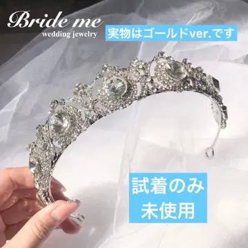 웨딩 티아라 골드