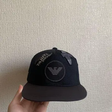 희소 EMPORIO ARMANI 엠포리오 아르마니 캡 블랙