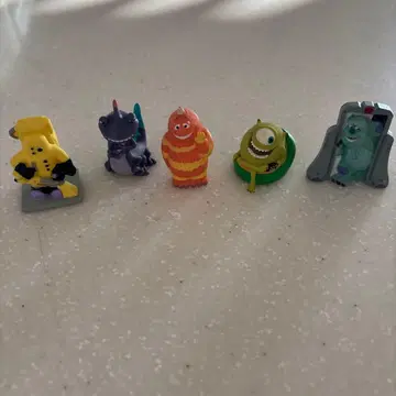 몬스터즈 인크 피규어 5체 세트 소프트 비닐