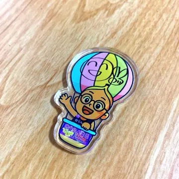 정품 시부야 란마 아크릴 배지 클립