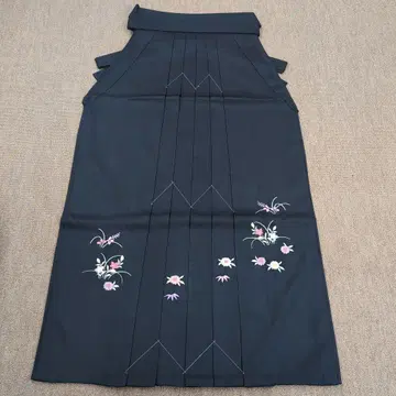 여자 하카마 자수 다크 그린 95cm