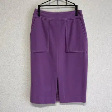 SLOBE IENA 퍼플 타이트 스커트