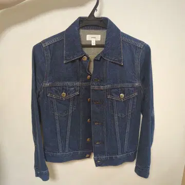 HYKE 데님 자켓 사이즈 1 다크 네이비