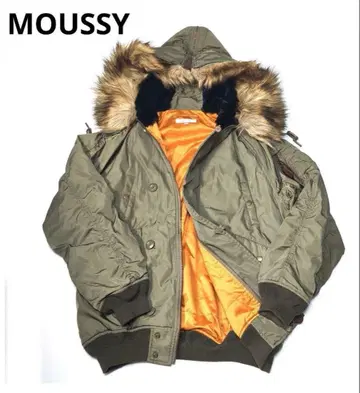 MOUSSY N-2B 밀리터리 자켓 F 카키 퍼