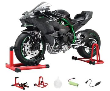 미사용 새상품 1/6 바이크 완성품 액션 피규어 카본 패턴