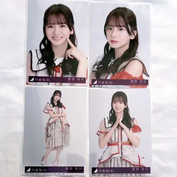 노기자카46 스가와라 사츠키 40th 비리야니 브로마이드 4장 컴프