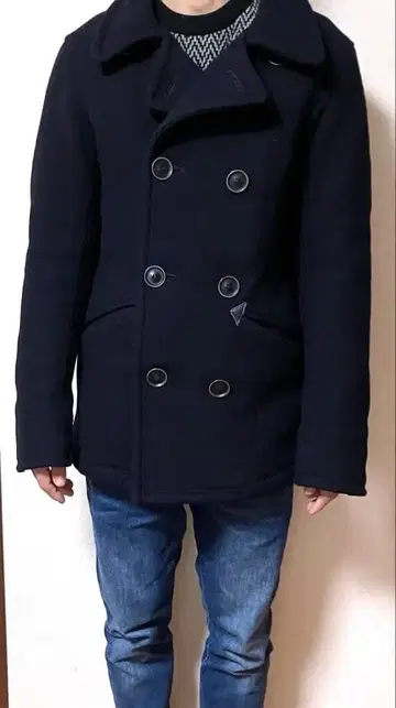 nonnative 네이비 피 코트 사이즈 1