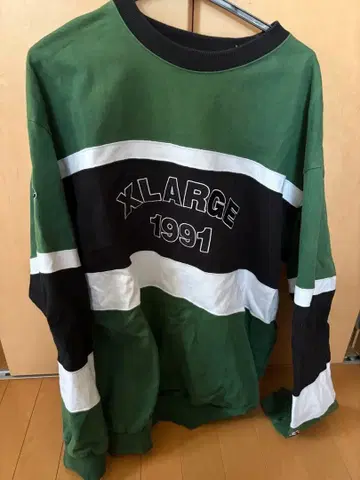 XLARGE 1991 트레이닝복 그린/블랙/화이트