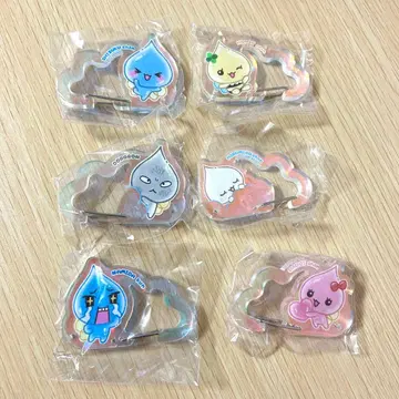 [컴플리트] 물방울쨩 아크릴 카라비너 컴플리트 세트