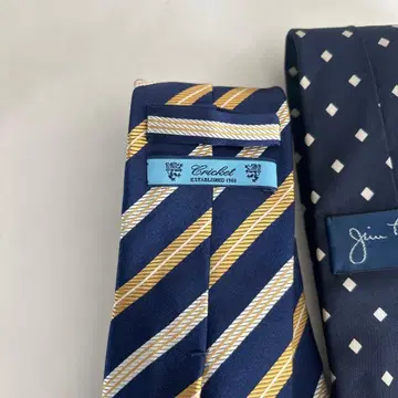 Cricket & Jim Thompson 실크 넥타이 2개 세트