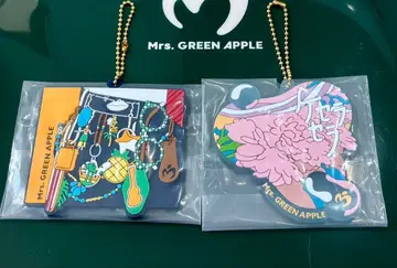 라스트 미세스 그린애플 제일복권 러버 키링 2종 로손