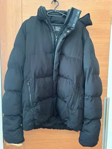 AZUL by moussy 블랙 다운 자켓 M