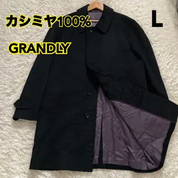 GRANDLY 캐시미어 100% 스텐카라 코트 L 사이즈