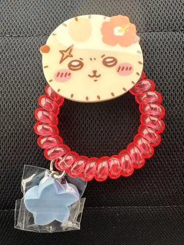 치이카와 (먼작귀) 시사 기념품 가게 트레이딩 코일 머리끈 랏코