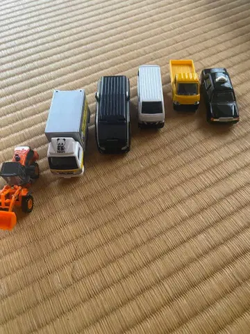 작동하는 자동차 6대 세트