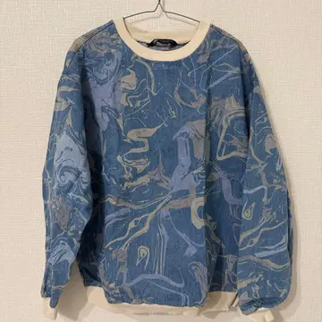 추상 패턴 트레이닝복 사이드 지퍼 포함