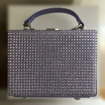 브랜든 블랙 우드 백/퍼플 키라키라 백