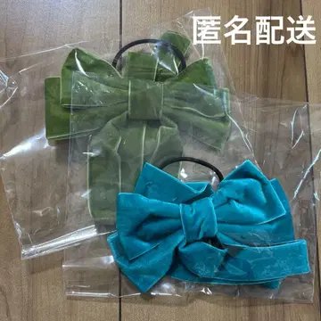 시마무라 치하루 해피백 쥬얼리 박스 리본 포니 세트