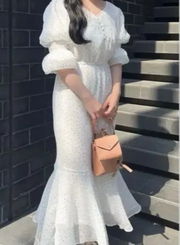 melty better dot mermaid onepiece