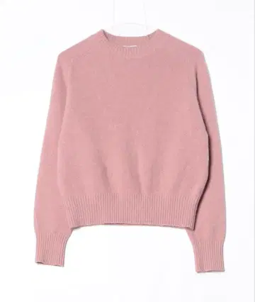 united arrows 핑크 크루넥 니트 스웨터