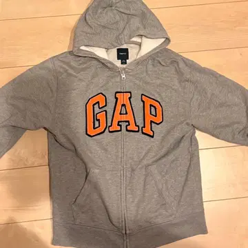 GAP Kids 그레이 집업 후드티 S
