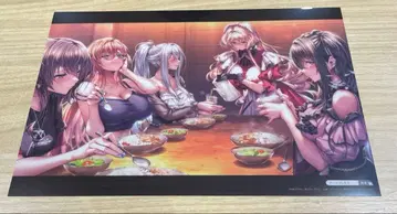 아마카노3 판화전 특전 클리어 포스터