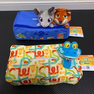 주토피아2 디오라마 티슈 케이스 2종 세트