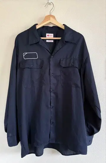 BEAMS JAPAN 네이비 긴팔 셔츠 M 사이즈