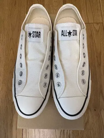컨버스 올스타 화이트 슬립온 23.5cm