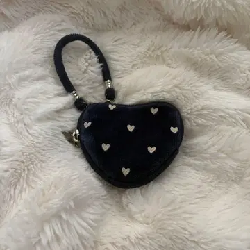 러브러리 바이 페이러 러브러리 하트 하트형 파우치 파우치 네이비