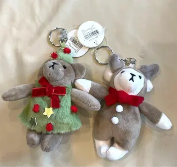 [새상품] 쓰리코인즈 크리스마스 곰 키링 한정판 디자인 3COINS