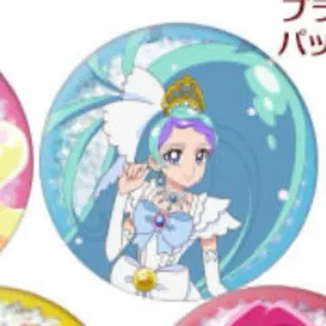 프리큐어 큐어머메이드 블루쥬얼 캔뱃지 10개 세트