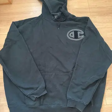 Champion 블랙 후드티 슈퍼 후디 콘 후디