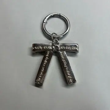 33클럽 메시지 리본 키링