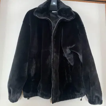 택 포함 새상품 MONKEYTIME 퍼 블루종 블랙 M