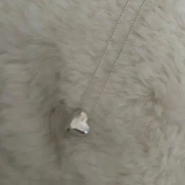 실버 하트형 펜던트 목걸이