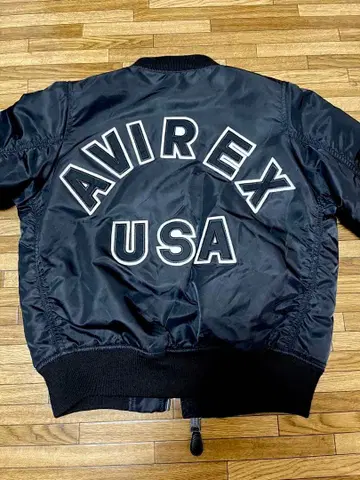 AVIREX MA-1 블랙 여성용 S 사이즈