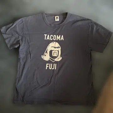 TACOMA FUJI RECORDS T셔츠 L 사이즈 네이비