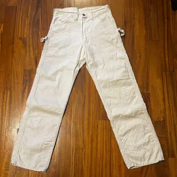 60s Washington Dee Cee 화이트 페인터 팬츠 새상품급