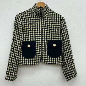 이탈리아제 byblos 비브로스 하운드투스 스탠드 카라 자켓 42