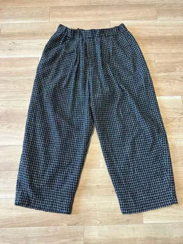 journal standard luxe 울 체크 와이드 팬츠