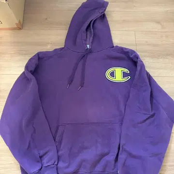 Champion 후드티 퍼플 슈퍼 후드 콘 후디