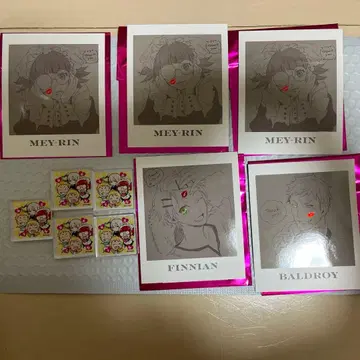 흑집사 Black Label 트레이딩 사진풍 카드 집사조 세트