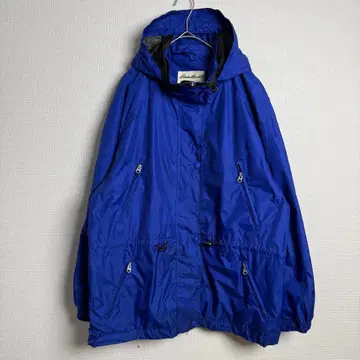 055 Eddie Bauer Womens Parka Blue M Mesh