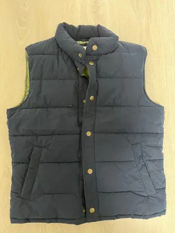 GAP 다운 베스트 M 네이비/카키