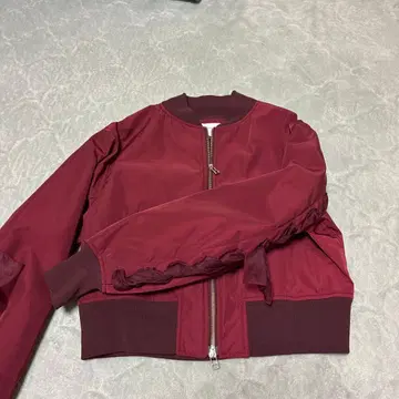 Ciel Bleu 버건디 자켓